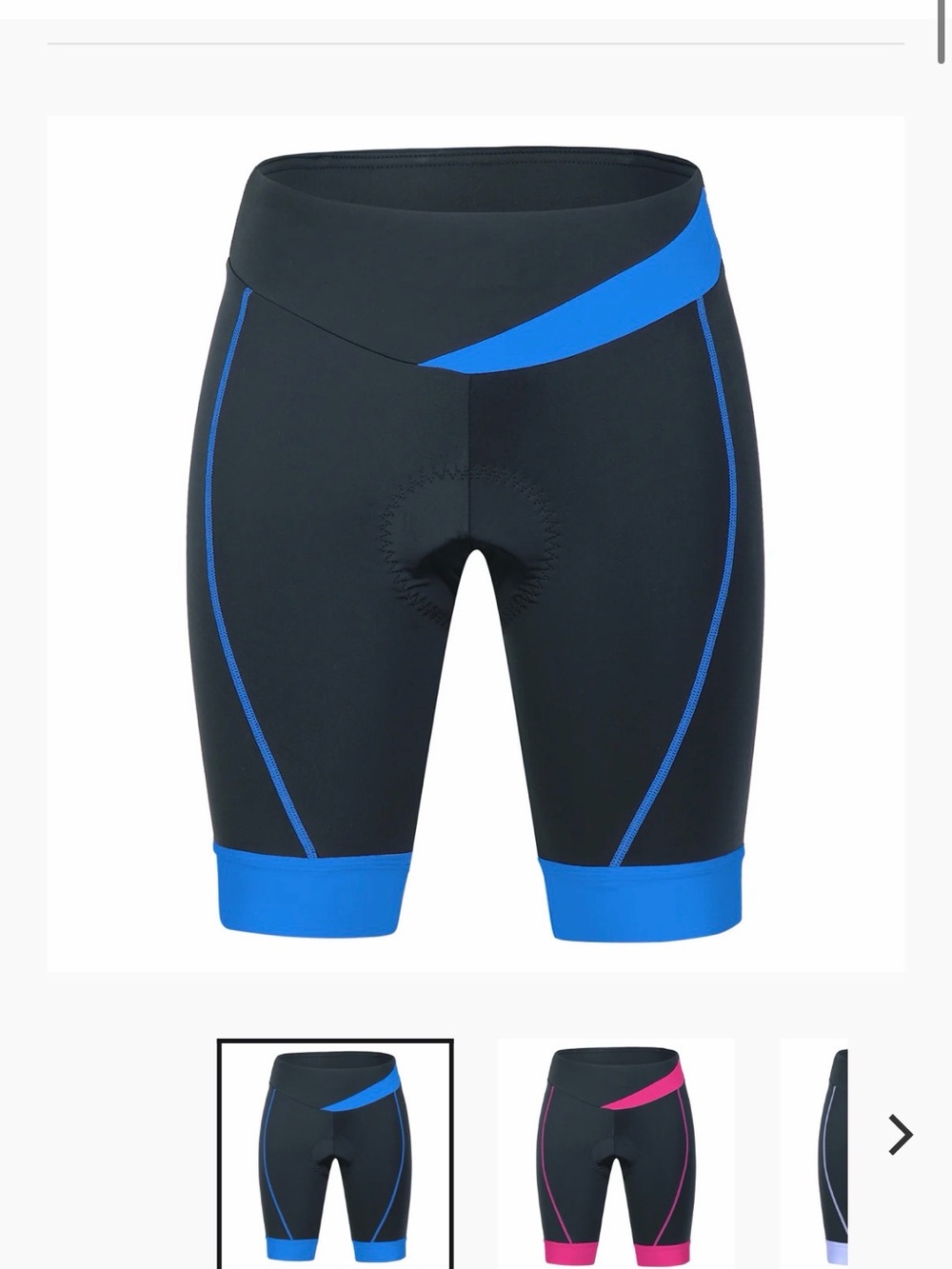 WOMENS PADDING BIKE SHORTS 3D GEL CYCLING, SPINNING, ROAD BIKE Small black